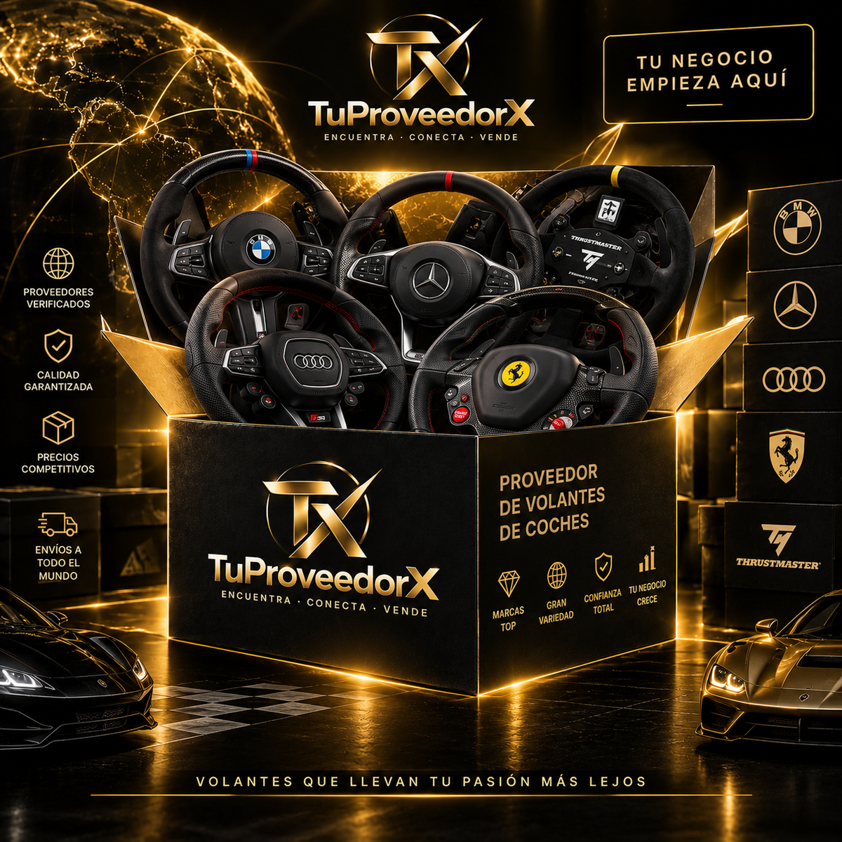 PROVEEDOR VOLANTES DE COCHES