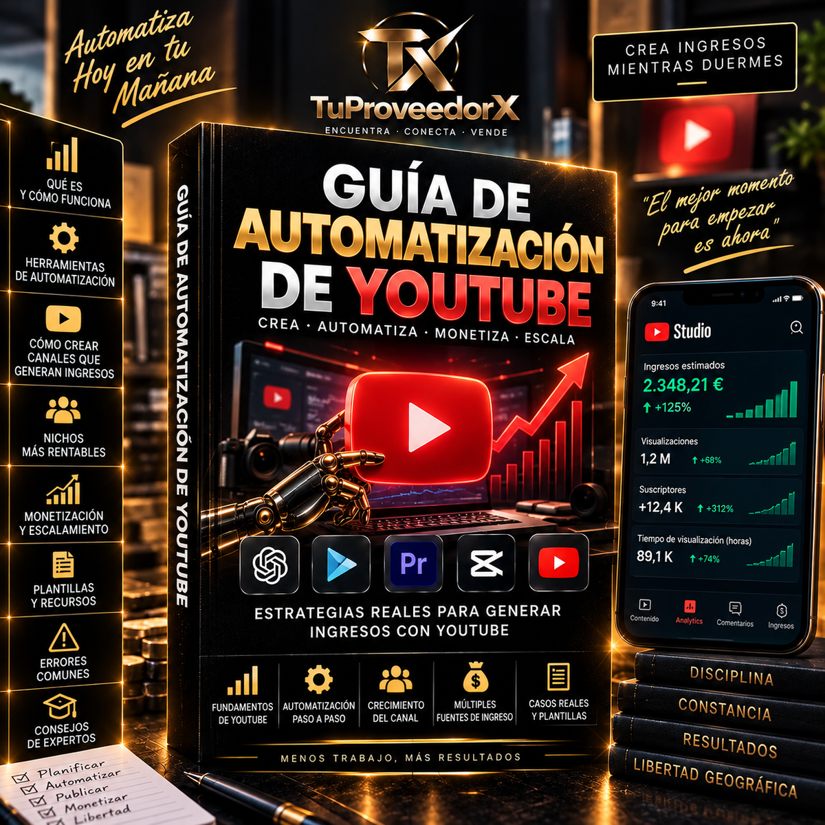 GUÍA DE AUTOMATIZACIÓN DE YOUTUBE